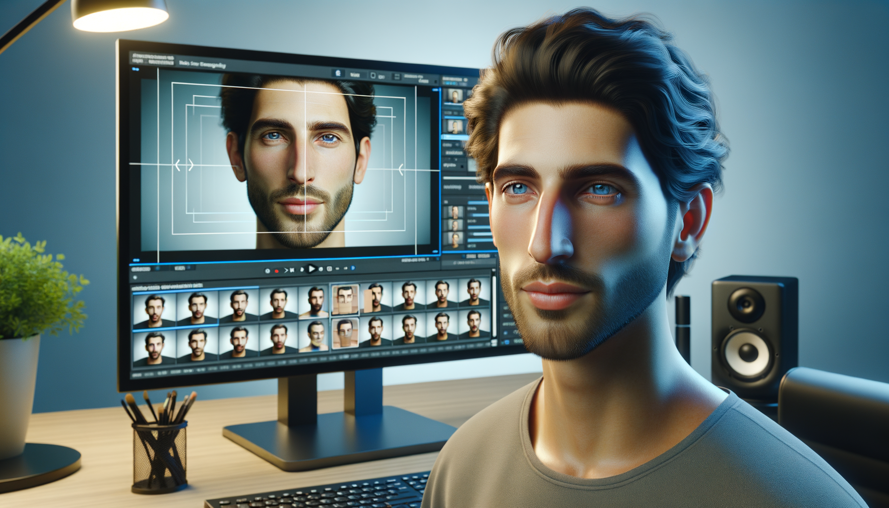 Fast face swap rendering